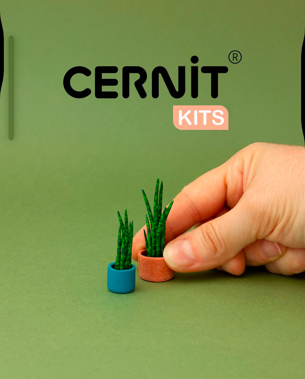 Polymer Clay Mini Plants DIY Kit