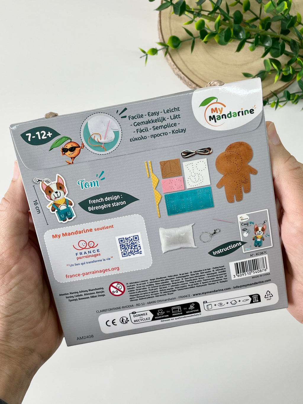 Dog Keychain Sewing Kit