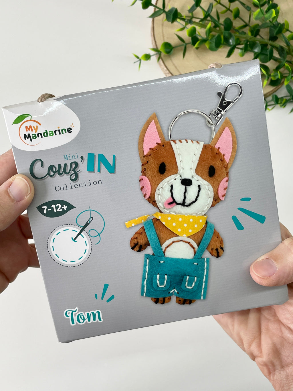 Dog Keychain Sewing Kit