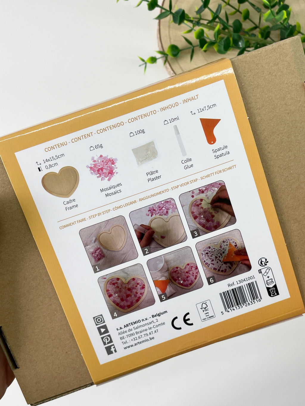 Heart Mosaic DIY Kit