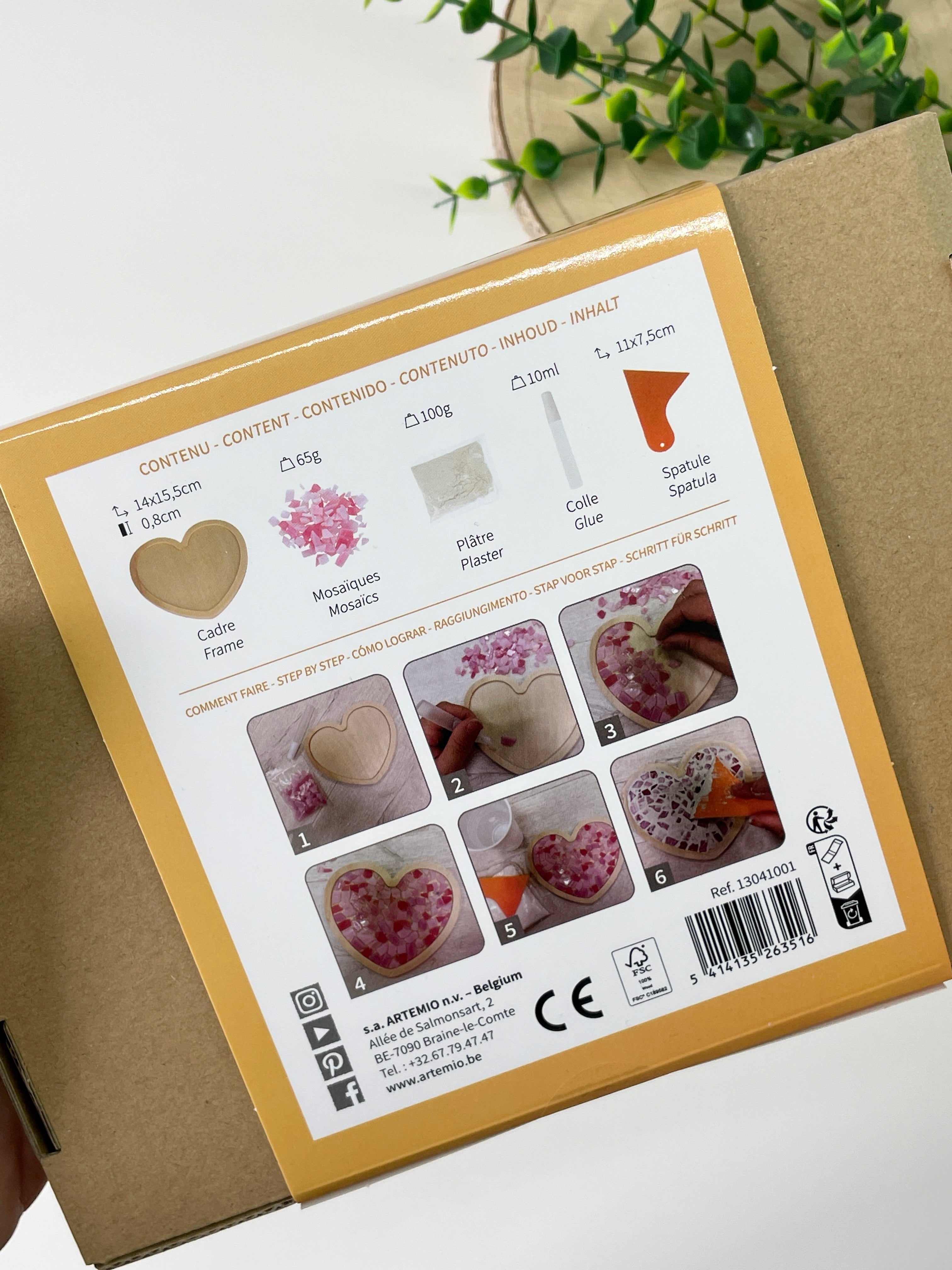 Heart Mosaic DIY Kit