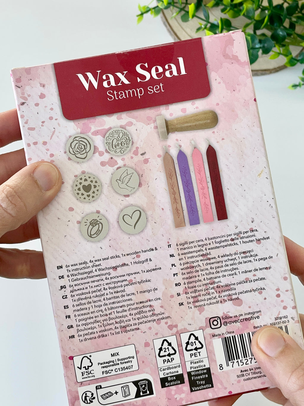 Wax Seal Stamp Set | Red