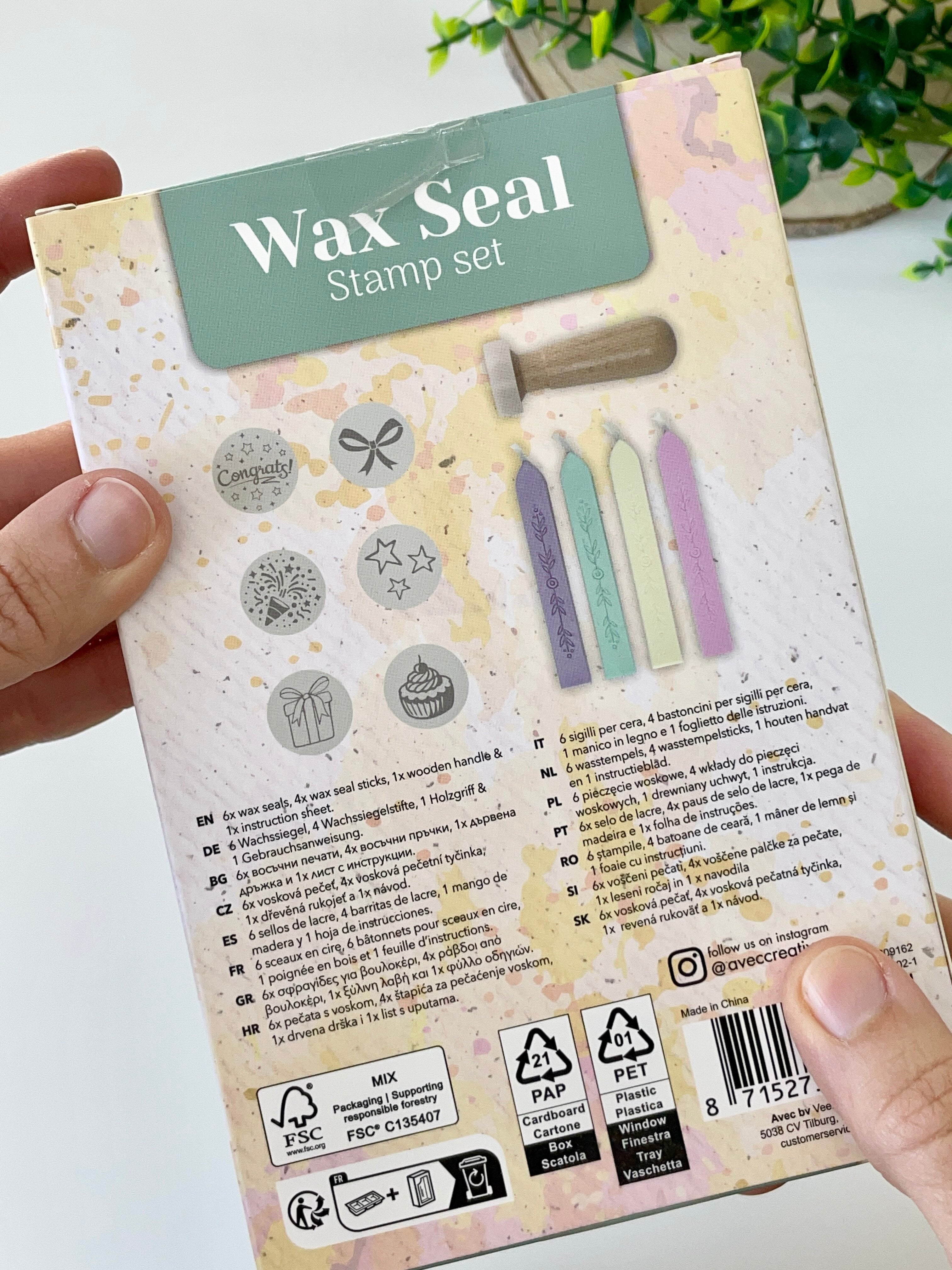 Wax Seal Stamp Set | Turquoise